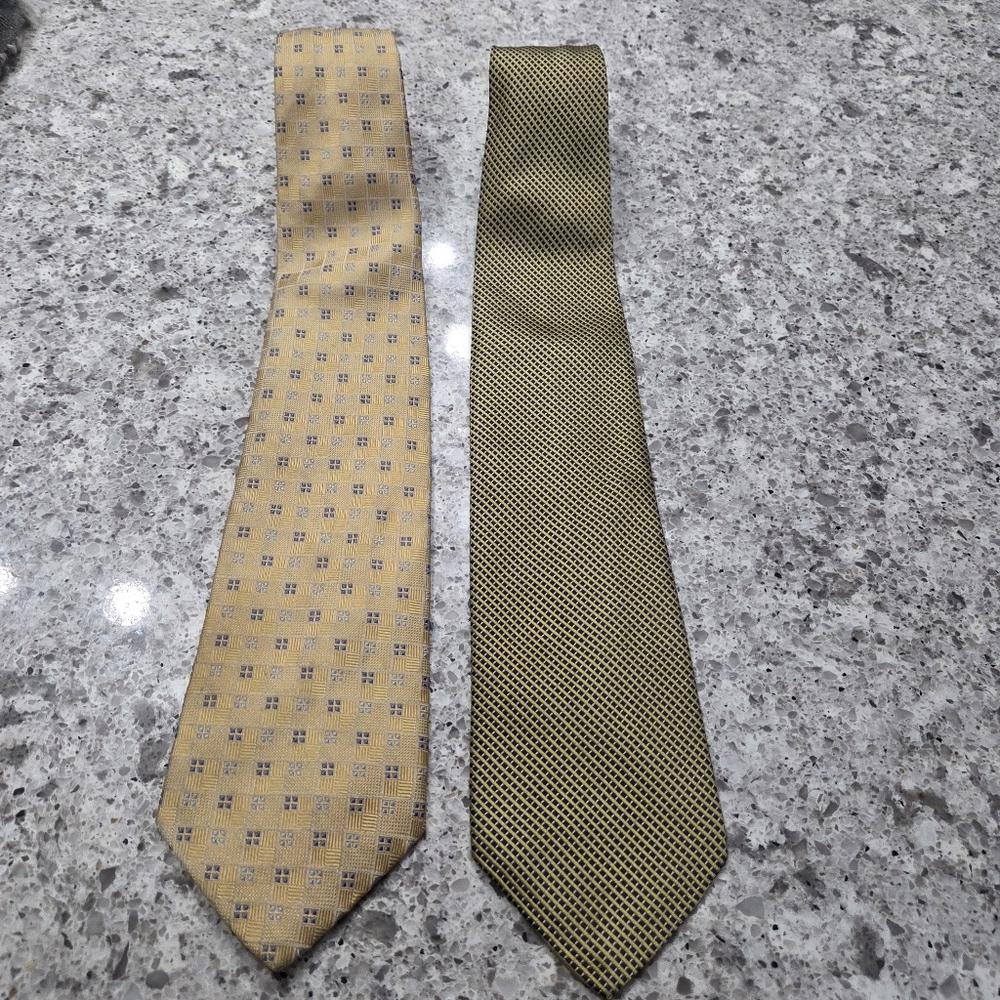 Set Of Two 346 Brooks Brothers Pure Silk Standard Size Ties